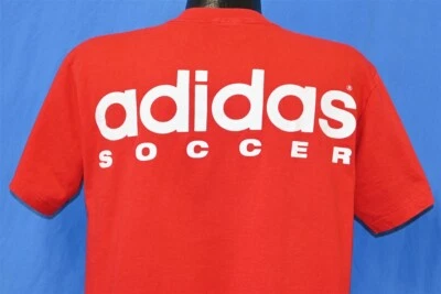 vintage 80s ADIDAS SOCCER NEW YORK WEST DISTRICTS OLYMPIC DEVELOPMENT t-shirt M - Image 1 of 4