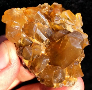74.3g WOW! RAW Complete Natural Yellow Barite Crystal Cluster Specimen ip1215 - Picture 1 of 9