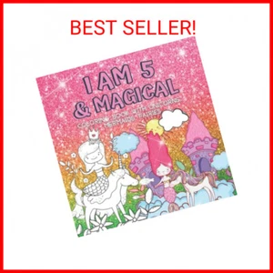 Gifts for 5 Year Old Girls : I Am 5 & Magical | Coloring Book with Unicorns, Mer - Picture 1 of 2