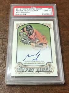 2014 TOPPS GYPSY QUEEN ADEINY HECHAVARRIA MARLINS SIGNED PSA 10