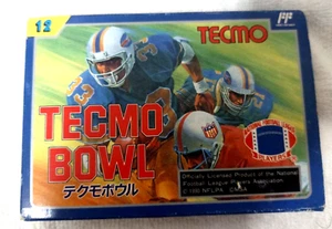 1990 Famicom Nintendo Tecmo Bowl Videospiel Made in Japan in Box - Bild 1 von 6