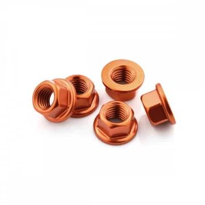 Kit de tuercas piñón trasero de aluminio Aprilia V4 Tuono 11-13 - naranja - Imagen 1 de 1