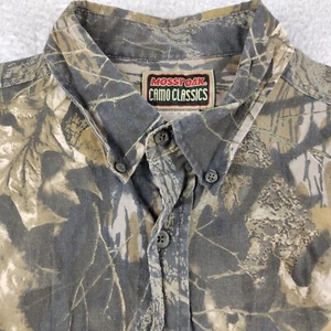 Mossy Oak Camo Classics Camo Shirt Button Down Men's XL Hunting Fishing Camping - Picture 1 of 6