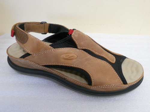 Ecco Donna SOLO SCARPA DESTRA Sandalo Sostituzione Beige Nero Scamosciato 8 5 US 39 EU