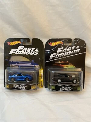 Mattel Hot Wheels 2016 Screen Time Fast And Furious 2 Cars - Image 1 of 4