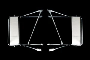 2 X TRUCK MIRROR KITS WITH MOUNTING BRACKETS WESTCOASTERS - Picture 1 of 2
