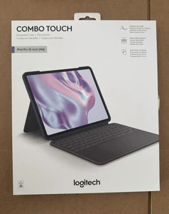 Logitech Combo Touch do iPada Pro 13 cali M4 Podświetlana odpinana obudowa klawiatury - Zdjęcie 1 z 2