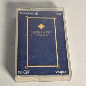 Depeche Mode Cassette "Get The Balance Right and Live Tracks" Tape Vogue Mute - Imagen 1 de 10