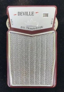 Vintage Deville Six Transistor Radio Untested - Picture 1 of 11