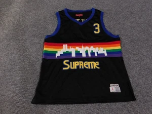 Vintage New York Basketball Jersey Mens Large NBA Basketball Supreme Skyline 200 - Picture 1 of 15