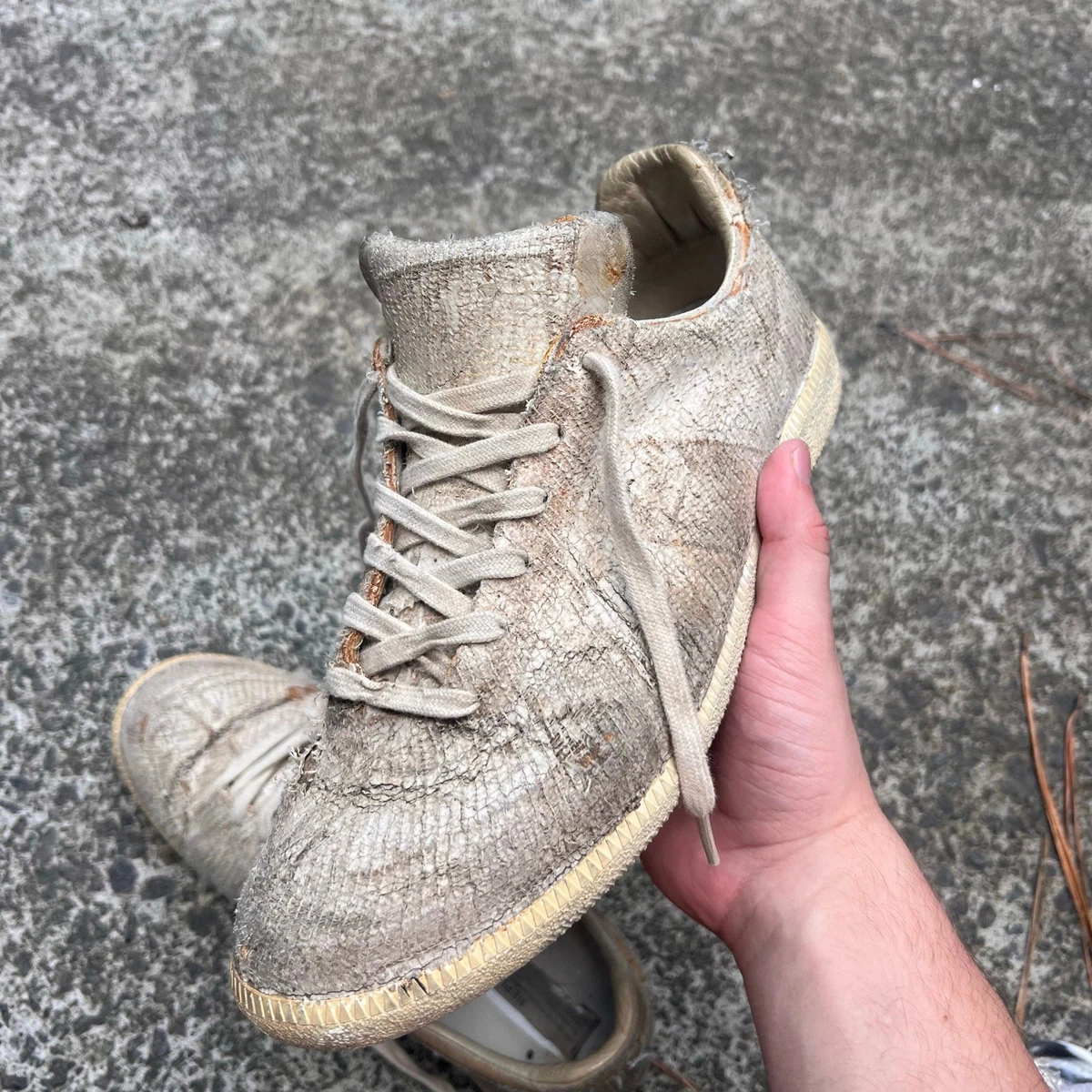 Maison Martin Margiela Replica 革靴 ベージュ45 Maison Martin Margiela Replica 革靴 ベージュ45 Maison Martin