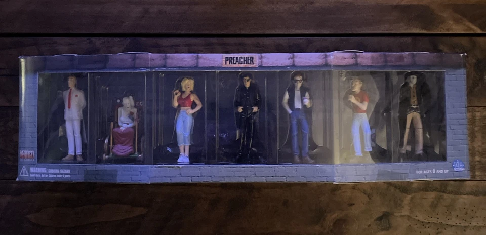 Juego de figuras de PVC de 7 piezas DC Direct Vertigo Preacher 1999 DC Comics NUEVO Foto 1 de 4