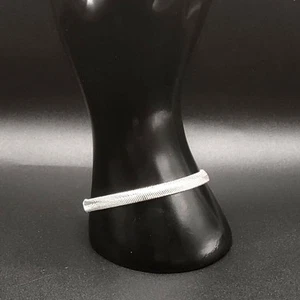 925 Sterling Silber Schlangenkette Armband 6 mm. x 8 zoll Geburtstagsgeschenk zum Jahrestag - Bild 1 von 5