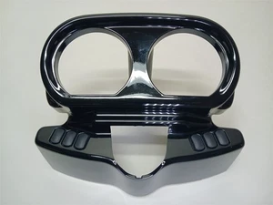 Harley-Davidson Road Glide 14-23 Instrument Cluster Housing Vivid Black 70900374 - Picture 1 of 13