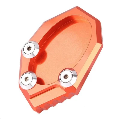 Placa ampliadora soporte lateral naranja Fit Kawasaki VERSYS 650 KLX250 10-14 Foto 1 de 4