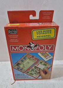 Vintage 1994 Parker Brothers Monopoly Travel Edition Luggage Super Rare w/Box - Picture 1 of 3