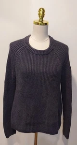 Suéter Quince Mujer 100% Algodón Orgánico Pescador Crew Carbón Talla M - Imagen 1 de 11