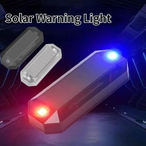 1xAllarme Auto Avviso Flash Solare Luce LED Falso Sistema di Sicurezza Antifurto Signa - Foto 1 di 16