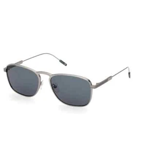 Ermenegildo Zegna Gafas de sol EZ0209 14V - Diseño de metal plateado para hombre - Foto 1 di 7