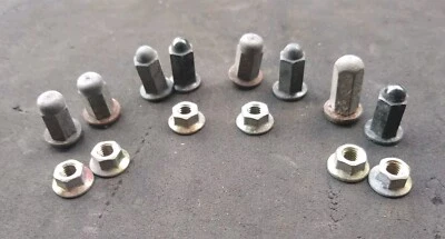 92-95 CIVIC EG luz trasera TUERCAS PERNOS HARDWARE JUEGO DE TUERCAS 14 piezas OEM HB CUPÉ sin óxido Foto 1 de 4