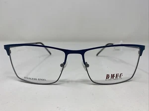 Montura de gafas Big Advance mate azul marino/gris 64-18-155 para hombre YJ97 - Imagen 1 de 8