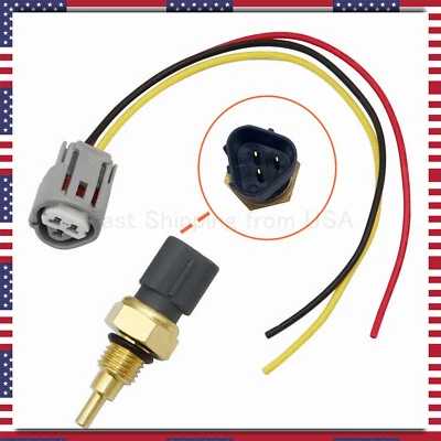 Fit For 2001-05 Toyota Yaris Coolant Temperature Sensor and Connector 894221601 - Image 1 of 4