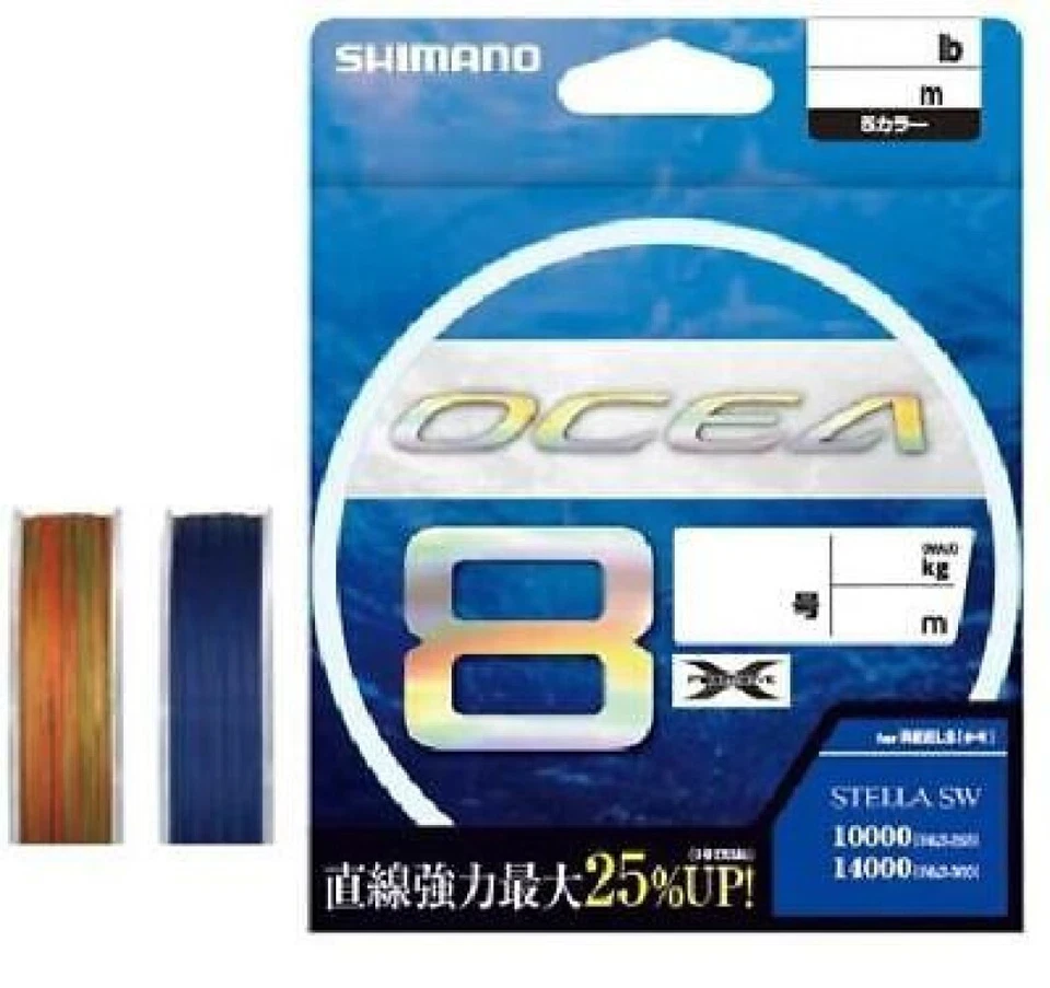 Shimano LD-A91S OCEA 8 Nº Trenza PE 3.0 500m 10m x 5 colores Foto 1 de 4