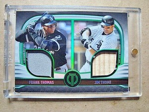 2022 Frank Thomas Jim Thome Topps Tribute Acetate Dual Jersey/Patch /99 🔥🔥🔥