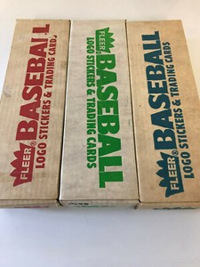 1987 88 1989 Fleer Baseball Card Complete Set Lot of (3) - Crisp and Sharp