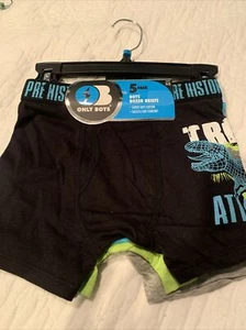 New Only Boys Boy's Assorted Gamer Print Boxer Briefs Size XS (5 Pack) - Picture 1 of 13