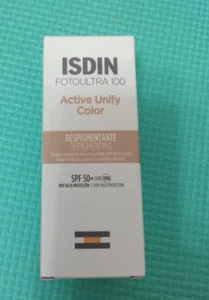 ISDIN fotoultra 100 activo unificar color fusión fluido FPS 50+ prevenir manchas solares - Imagen 1 de 6