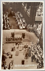 GEORGE VI COURONNEMENT THE COURONNING WESTMINSTER ABBEY VALENTINE VRAIE PHOTO P'CARD