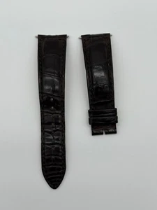 Jaeger LeCoultre JLC bracciale coccodrillo originale marrone 22/18 mm perfetto - Foto 1 di 2