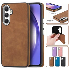Shockproof Leather Soft Slim Phone Case For Samsung A72 A54 A32 A14 A25 A05 A04e - Picture 1 of 70