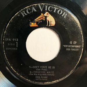 Eddy Arnold "Tennessee Waltz" 4-Song EP 1956 RCA Country 7" Vinyl Record VG+ - Picture 1 of 7