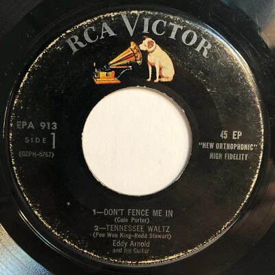 Eddy Arnold "Tennessee Waltz" 4-Song EP 1956 RCA Country 7" Vinyl Record VG+ - Image 1 of 4