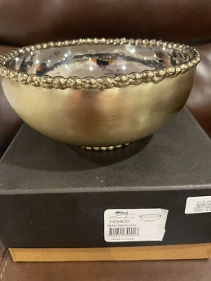 Новая маленькая чаша из расплавленного золота MICHAEL ARAM 6,5 дюйма - Изображение 1 из 4