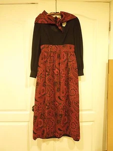 Vintage Union Made Jane Justin for Don Sophisticates Dress & Shawl Size 9 - Picture 1 of 10