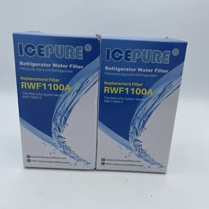 IcePure RWF1100A Refrigerator Water Filter - 2 PACK - SEALED New - Picture 1 of 3