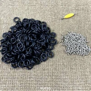 200X O-RINGS Waist Bands & 200x Screws for 3.75'' GI JOE Cobra Action Force Toys - Picture 1 of 7