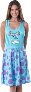 Disney PJammy Monsters Inc Womens Sulley Pajamas Nightgown Dress NWT Medium - Picture 1 of 6