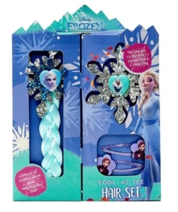 Brand New Disney Frozen Glitter Hair Accessories Set For Girls Party,Wedding Etc - Picture 1 of 3