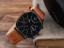 Winter Gift Calendar Date Quartz Leather Strap Luxury Fashion Men's JULIUS Watch