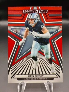 2024 Rookies & Stars - Maxx Crosby Red Foil #50 Las Vegas Raiders - Picture 1 of 2