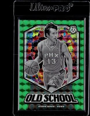 2019-20 Panini Mosaic Old School Mosaic Green #1 Steve Nash - Image 1 of 2