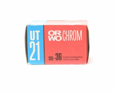 ORWO  Chrom UT21, Film für Farbbilder 135-36 OVP  Nr.1107 - Bild 1 von 3
