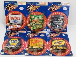 NASCAR Winners Circle Lot Of 6 Diecast Set Hood Labonte Dale Jr Gordon 1:64 - Picture 1 of 10