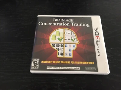 COMPLETE Brain Age: Concentration Training (Nintendo 3DS, 2013) - Image 1 of 3
