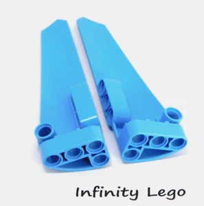 LEGO Technic Pair Medium Blue Panels 5 & 6 Left & Right Fairing (64681 64393) - Foto 1 di 1