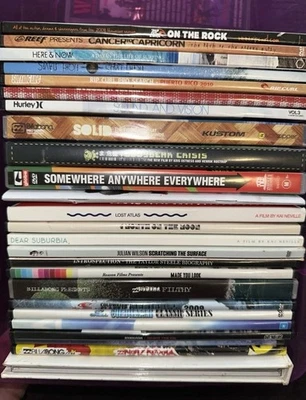 25 Vintage Surf Dvds Kelly Slater Rip-curl Hurley Quicksilver Free Shipping Aus - Image 1 of 4